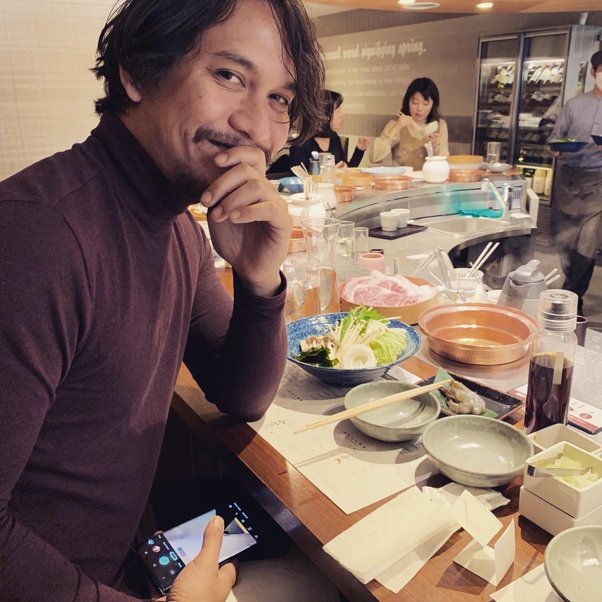 BellyDancerMUSE's tweet photo. Reminiscing of the best #shabushabu of our lives in #harajuku #japan π₯£
Soooo fucken GOOD π₯° ohhh and our first #japanesesparklingwine π₯
#foodies
#wagyu
#wagyubeef
#wagyushabushabu
#blessedaf
#iloveyou
#michaelcolleps https://t.co/h741151PC6
