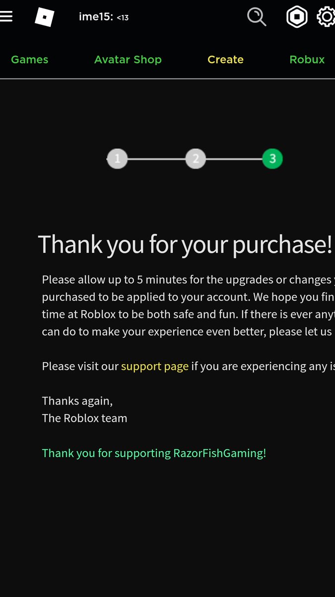 Code Razorfish On Twitter Remember To Use Code Razorfish When Buying Robux Premium In Roblox If You Do Send Me A Screenshot Of The Confirmation And I Ll Follow You Back - usecode razorfish on twitter type roblox with your