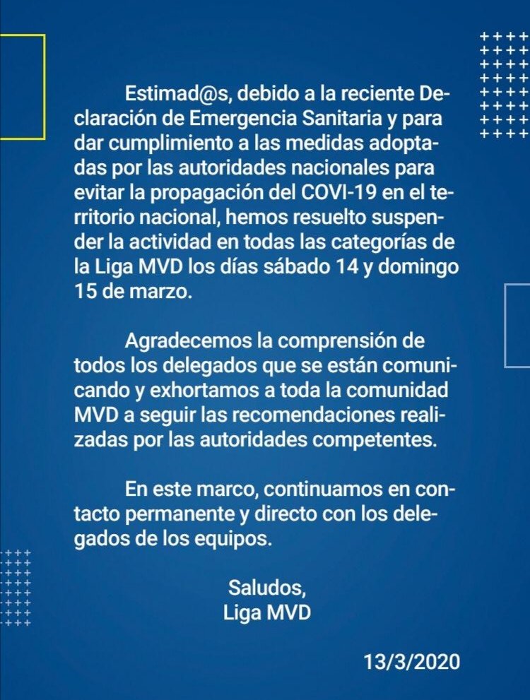 ATENCIÓN. Comunicado de urgencia de la <a href="/LIGA_MVD/">LIGA MVD</a>