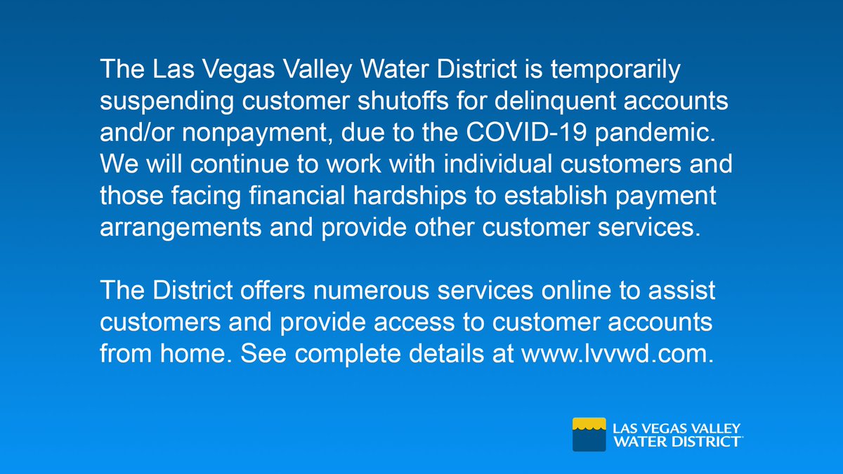lvvwd's tweet photo. A message from the Las Vegas Valley Water District. #LasVegas #Vegas https://t.co/9mwwoLgmge