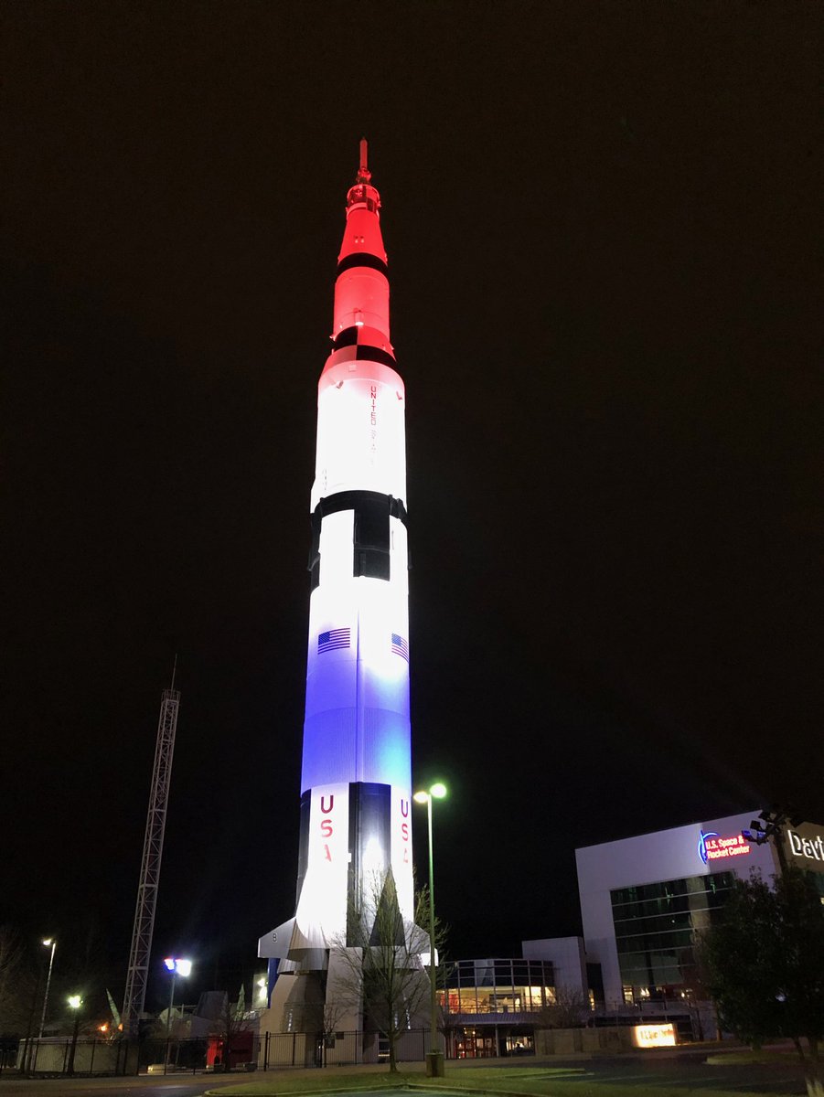 The rocket will be red, white and blue for the foreseeable future as we stand strong with our community and face the challenges ahead.