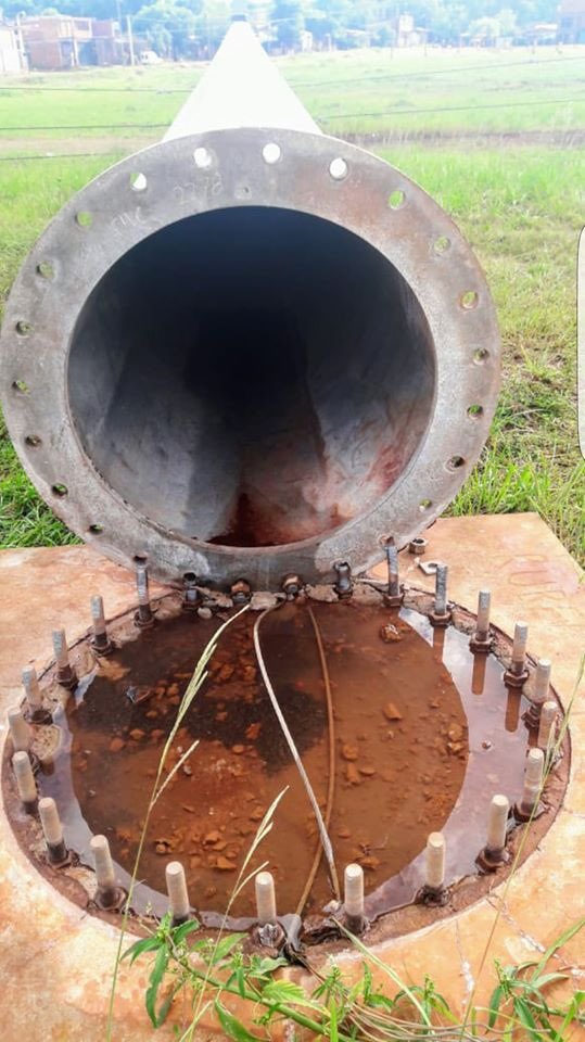 ElvaCarballo's tweet photo. #Insólito Energia de Misiones investiga las causas de la caída de una torre de alta tensión (132kw), habrían robado las #bulones https://t.co/HbMqo4G14z