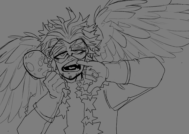 dont talk to me unless you look like this guy 
#hawks #bnha #wip 