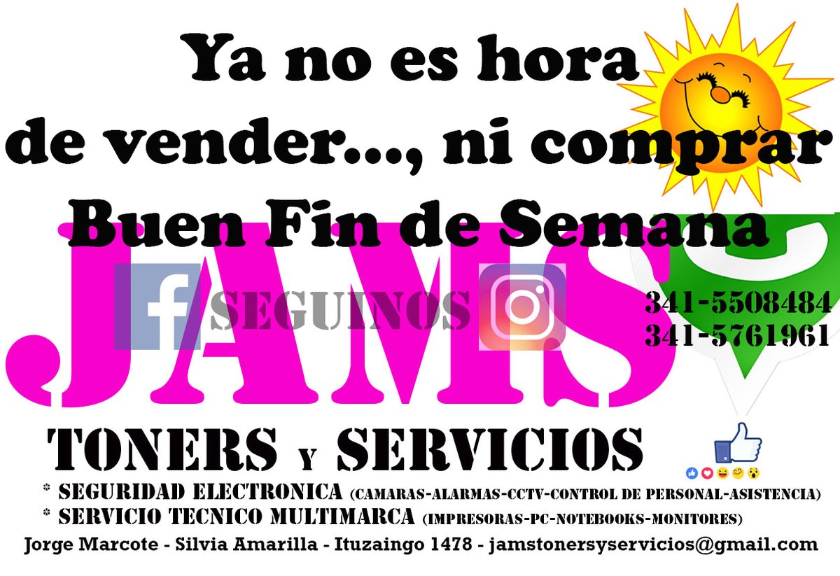 jorgemarcote's tweet image. #cargadedatos #actualizacion #actualizaciones #servicios #dataentry #toners #toner #impresora #impresoras #computacion #insumosinformaticos #alarmas #camarasdeseguridad #monitoreo #serviciotecnicodeimpresoras #jamstonersyservicios #telefonos #clasescomputacion #cursosparamayores