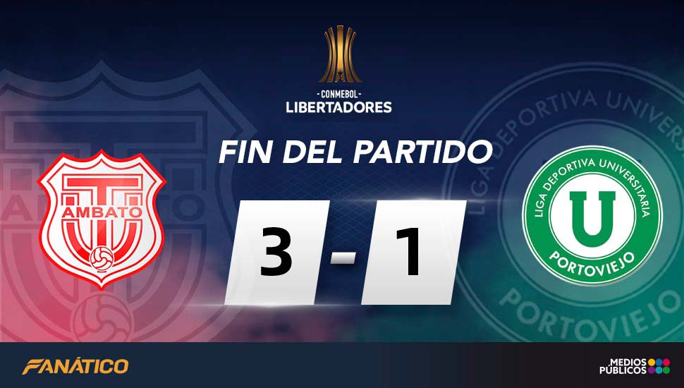 FanaticoEc_'s tweet photo. 94' Culmina el partido en Ambato. Técnico Universitario golea 3-1 a LDUP
#TecnicoUniversitario vs. #LDP
#LigaProEc
#5fecha https://t.co/xfCutBcfV7