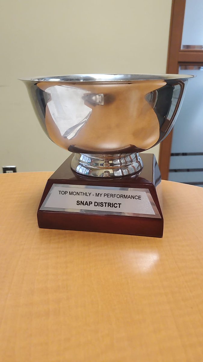 NelabNike's tweet photo. Proud moment for all of us at branch 1512!!!! Winning the top monthly performance trophy. 💚 Thank you to the entire team effort for making this happen. @GerardDinneen @andrea_stecroix https://t.co/uHI0jGPLdt