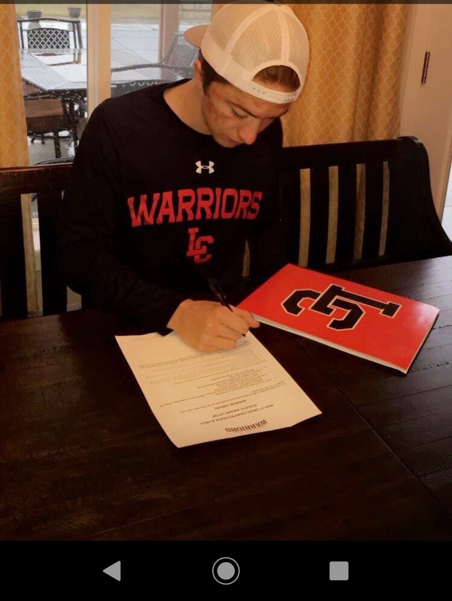 KamiakinBoysXC's tweet photo. Congratulations to Andrew Larson as he signed with Lewis-Clark State in Lewiston, Idaho to run XC and Track for the Warriors next fall. https://t.co/S74QlpoxOE