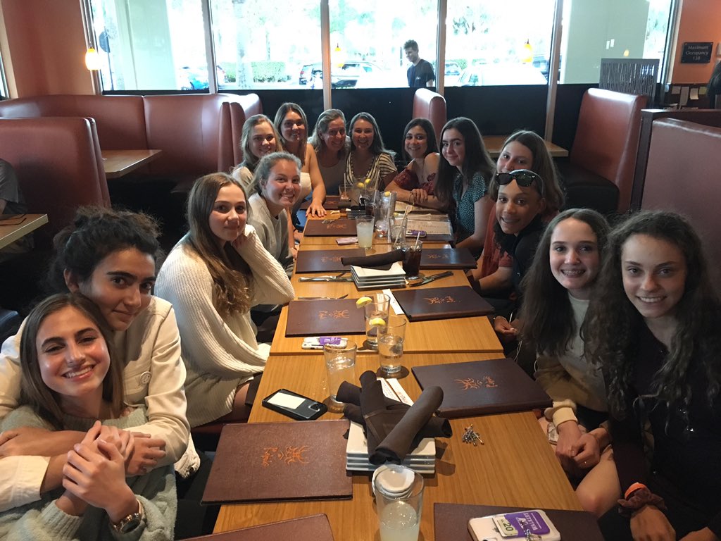 EWS_Athletics's tweet photo. #walkersequestrian: Down in Wellington we Feast! One night at sushi and another at  our “home” away from home #WalkersWildcats https://t.co/Z0B7GuFZr5