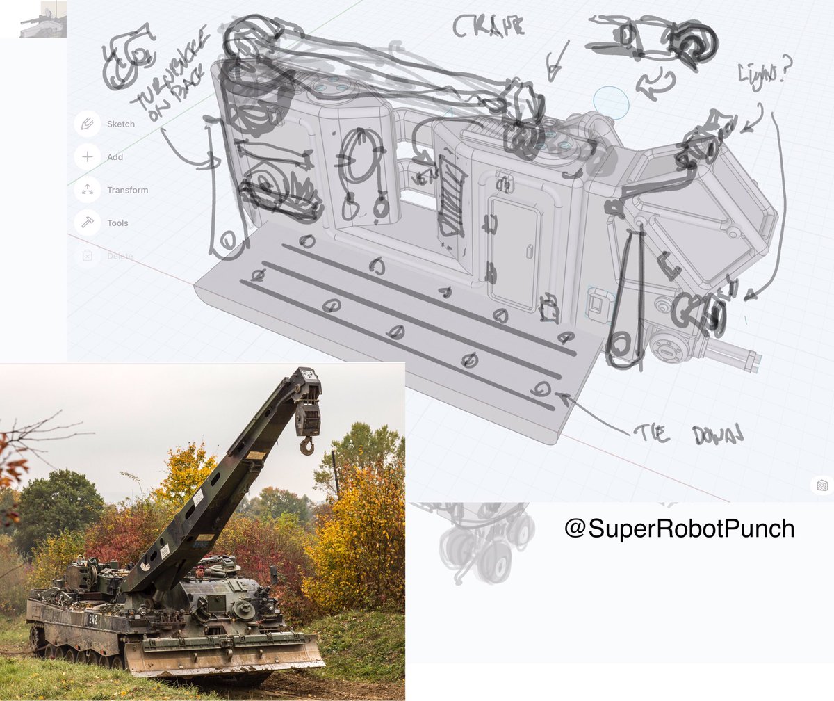 SuperRobotPunch's tweet photo. More refinement of the VTOL Transport. Like a flying landing craft. #RailCannon #Transport https://t.co/MyIlphGvnn