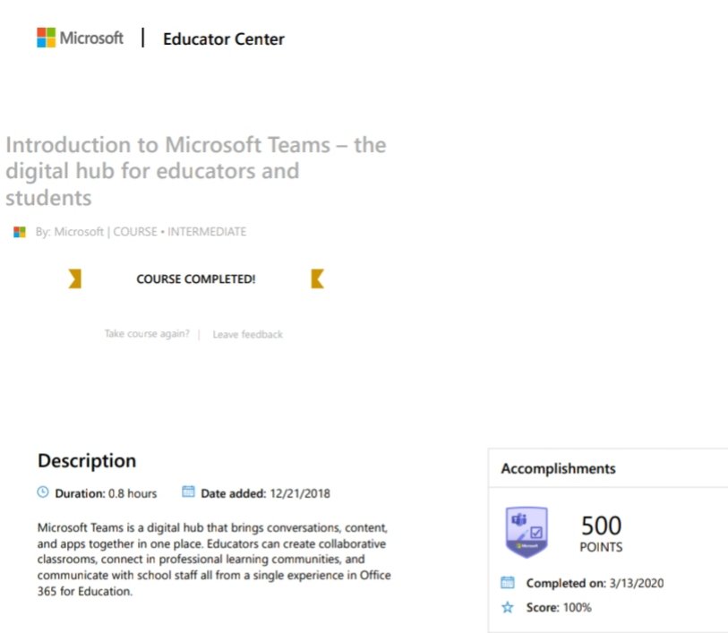 phowley81's tweet photo. Thanks to #MicrosoftEDU and all that they do. Sent an email this afternoon for links to Teams courses on the Microsoft Educator Center, emails are rolling in from teachers learning to use #MicrosoftTeams for #remotelearning.
https://t.co/UUSIQWVP23
#MIEExpert #msftschool #LD https://t.co/AHOqDiCLio
