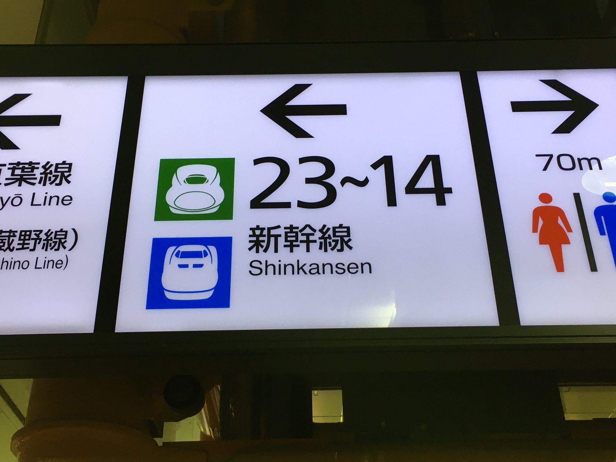 鉄道愛し隊1号 東京駅にあった東海道新幹線のピクトグラム 先日東海道新幹線から引退した700系のイラストからn700系に変わっているのを見ると また一つ歴史にピリオドが打たれる雰囲気を感じる 700系のマークもいずれは見納めか T Co