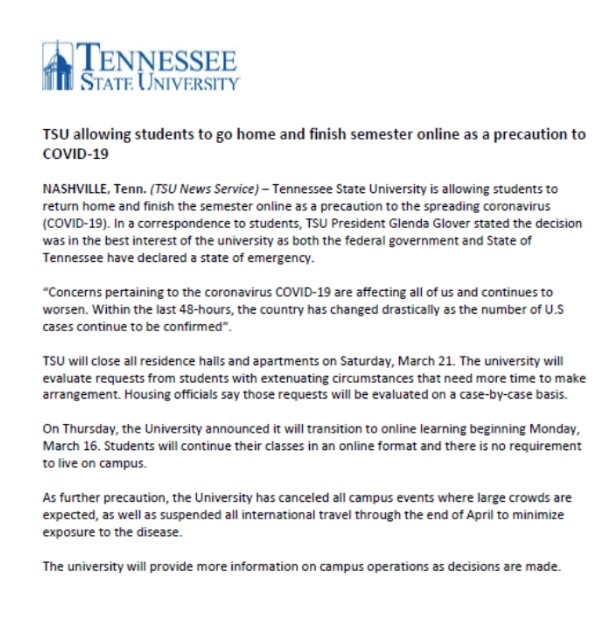Avoir Images Social Media Posts For Tennessee State University Out Of State le plus cool par