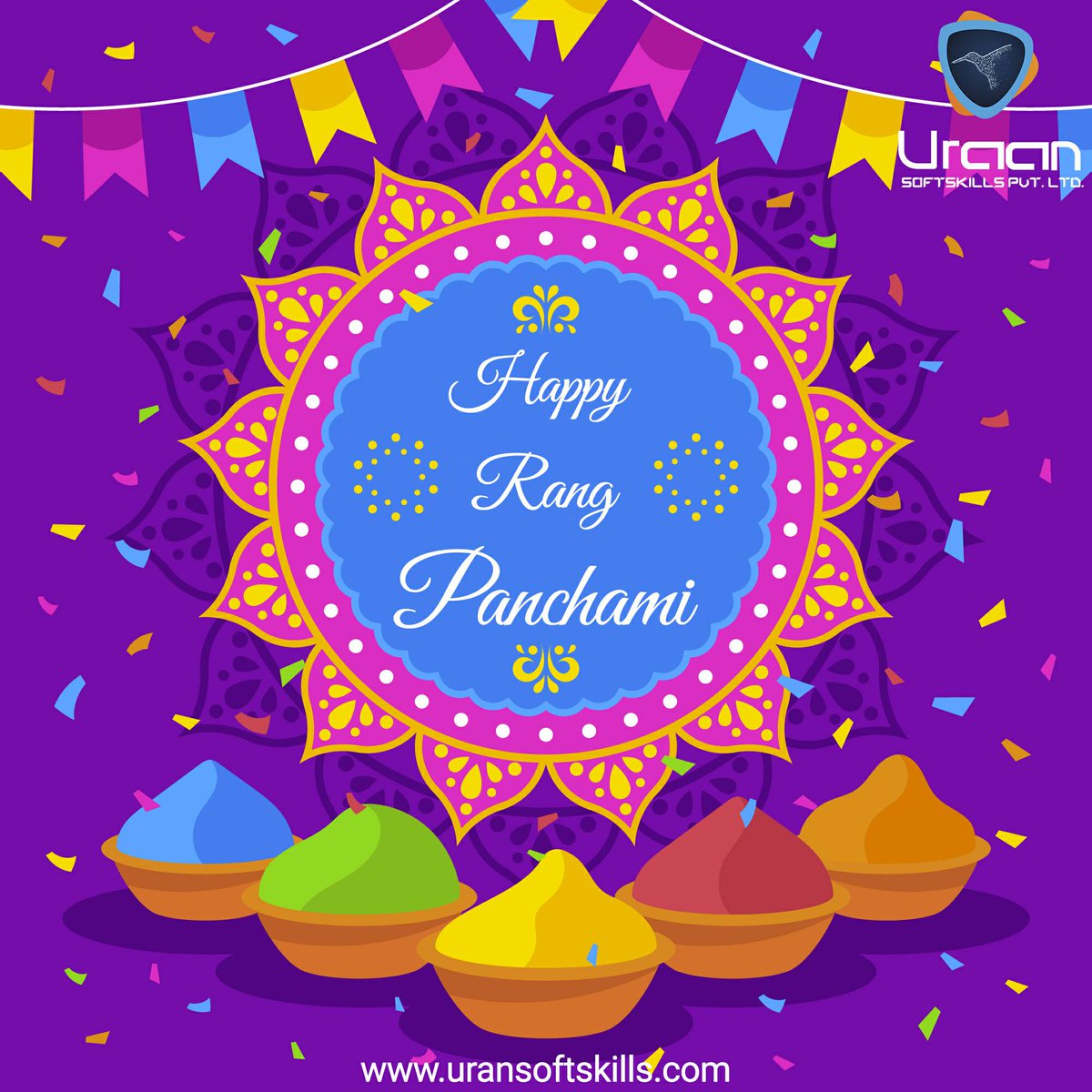UraanSoftskills's tweet photo. May this Rangpanchmi bring the ultimate colors of happiness in your life and excite you for the next adventure in your life. Happy Rangpanchmi to all of you from the Uraan Team.

#Urran #UraanSoftskills #Team #work #HappyRangpanchmi  #Colors #Rangpanchmi #Wishes https://t.co/tz7tAKKvut