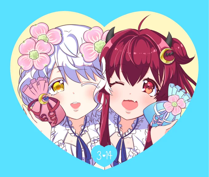 ハッピーホワイトデー!
#ロアート #ちとせてんごく 