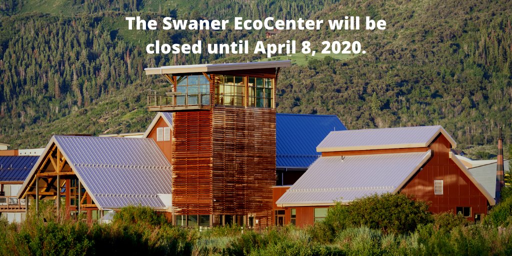 SwanerPreserve's tweet photo. With specialized guidance of USU and Summit County, the EcoCenter will close from March 14 through April 8.  Our community’s health and safety is our primary objective, and we want to do all we can to help prevent the spread of COVID-19. https://t.co/KNDbsHfdTJ