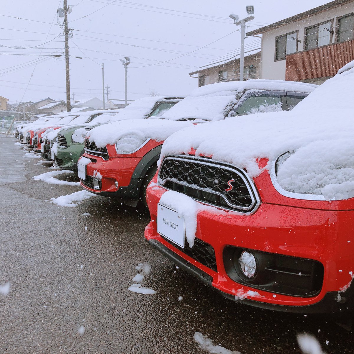 Mini Next 松本 中古車 松本 ミニクーパー 雪 寒い W Mini Minicooper ミニ ミニクーパー 松本市 車 車好きと繋がりたい 雪 長野県 松本市