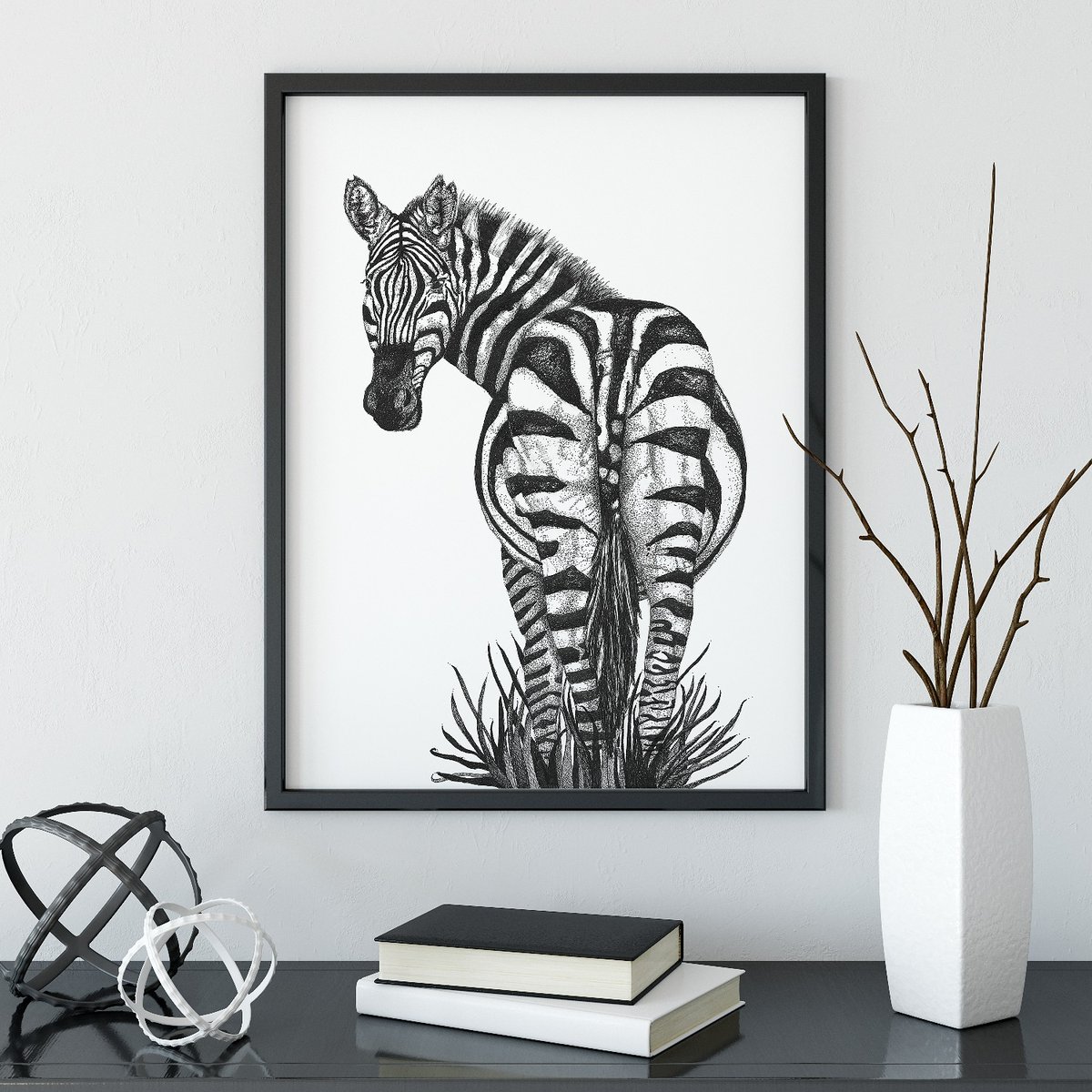 In life nothing is black and white.....except maybe the zebra 🦓
#artprints #zebra #endangeredspecies #safariart #homedecorideas