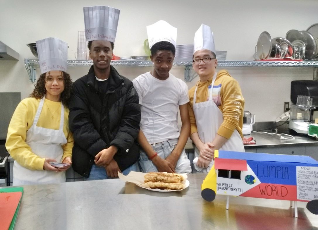 That’s a wrap on 2nd Trimester.

Congratulations to the winners of the International Food Truck Challenge for their Filipino food truck and featured lumpia recipe!!

@RentonCTE #RSDExcellence
