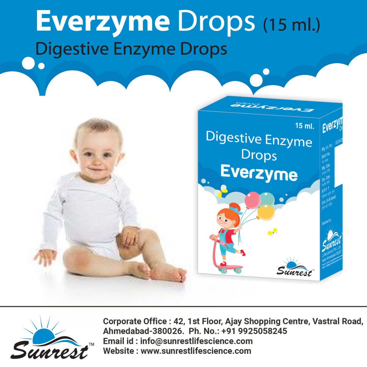 SunrestL's tweet photo. Everzyme Drops (15 ml.)

Digestive Enzyme Drops

Individuals who take these drops may experience an improvement in the symptoms connected to digestive disorders.

If you want to get more information about This Product benefits, side effects and reviews
Call now: +919925058243 https://t.co/RlolJo2353