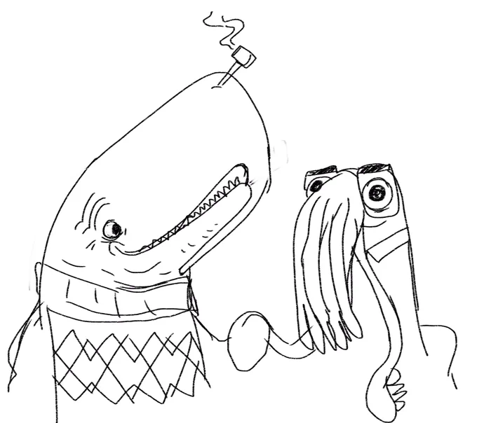 Sea scribbling 