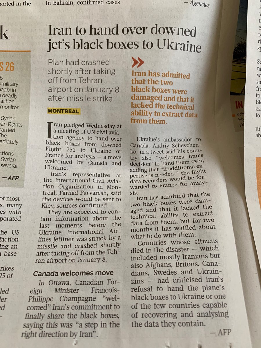 md_singh's tweet photo. @gulf_news There have been many mistakes in print copy lately. In today’s tabloid, under this picture is irrelevant text. And yesterday’s news on Iran, carried spell error - Plan(e) had crashed...
Noticed many more over past few days. Gulf News standards are better than this! https://t.co/yoING7ZoOE
