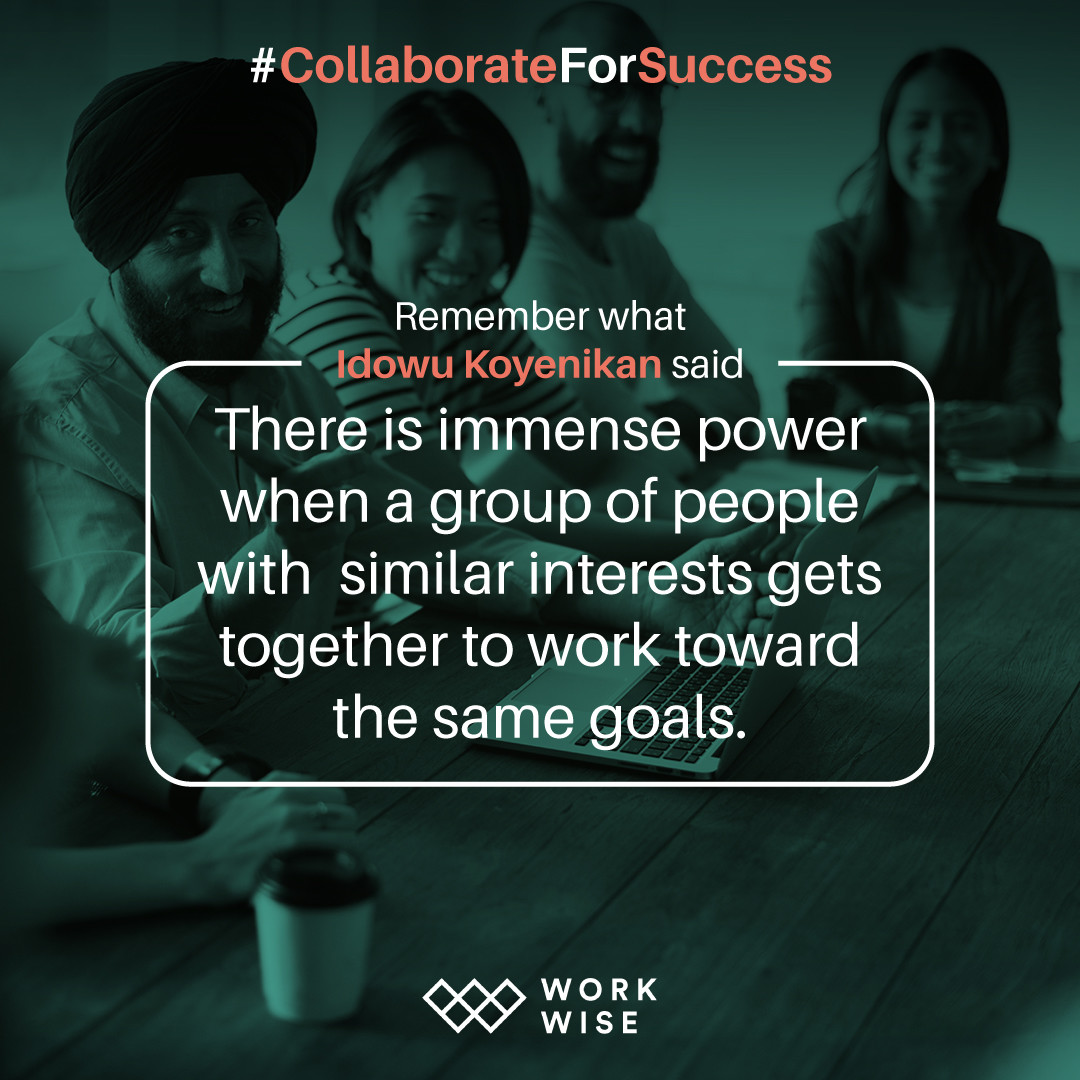 Need we say anything more?

And if you’d like to experience what a collaborative workplace feels like...just reach out to us here: work-wise.com/#freepass 

#network #collaborate #cowork #opportunities #coworking #coworkingspaces #collaborativespaces #workwise
