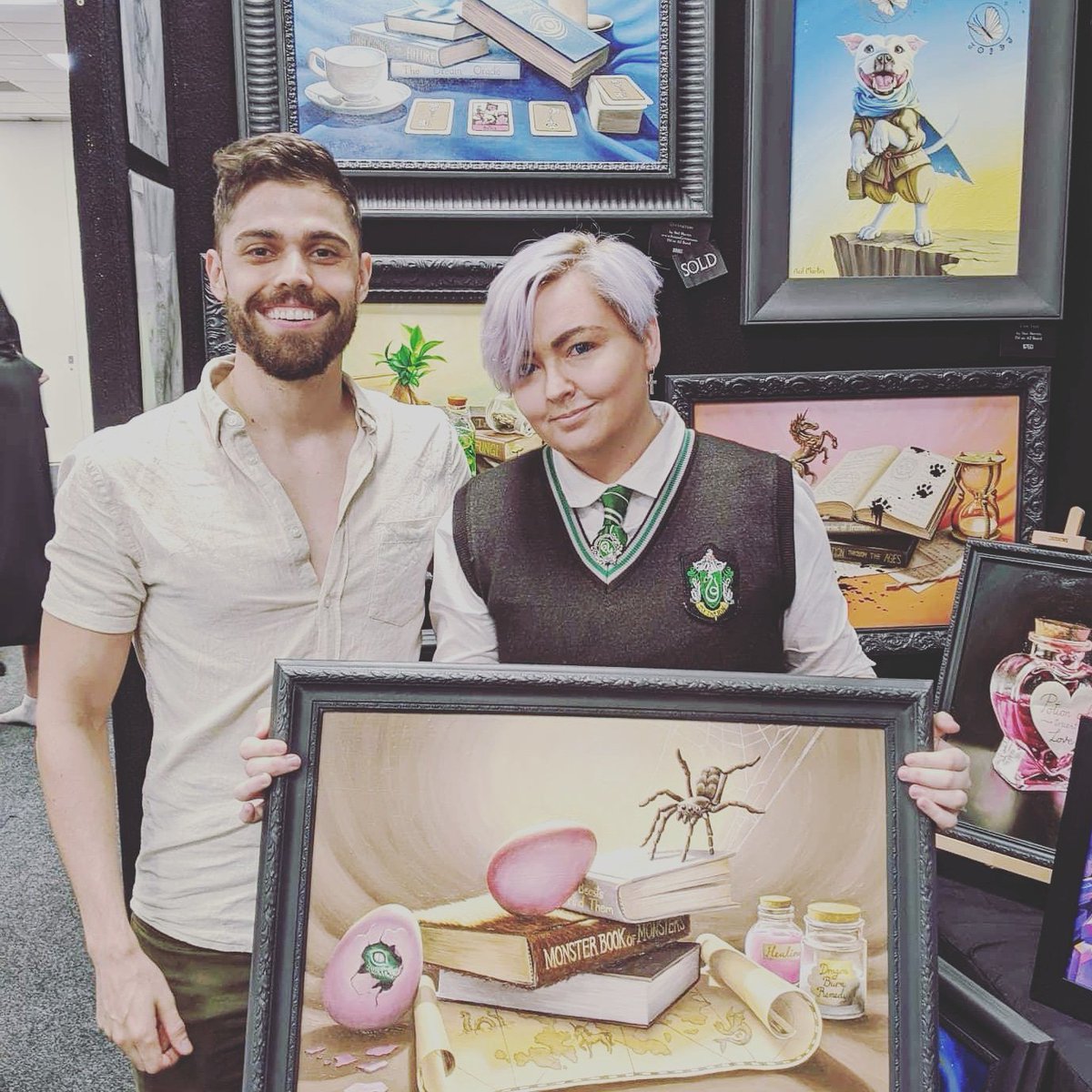 AttemptsLife's tweet image. I just spent sooo much money on some amaxing original oil paintings and I am not even upset!! I LOVE THEM ALL SO MUCH!! Artist: Neil Martin Art on Facebook! #harrypotter #Originalart #amazingart