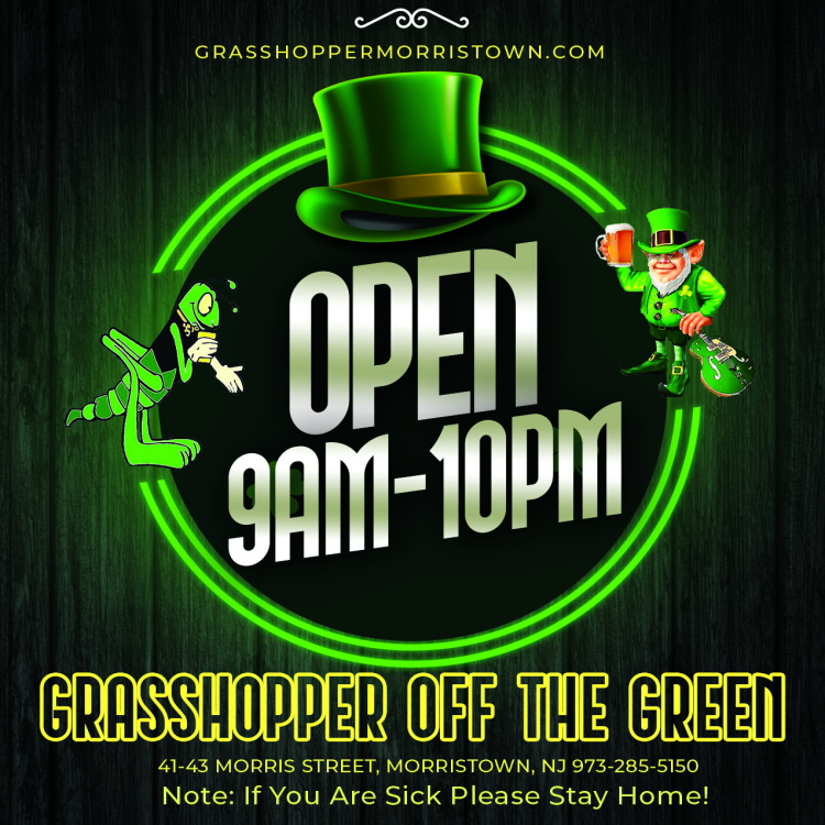 Grasshopper will be open Saturday from 9am to 10pm!