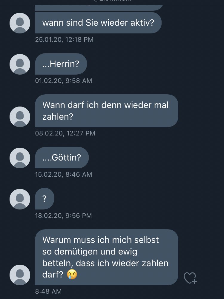 GeldherrinAlly's tweet photo. pro Tip: ich beantworte Nachrichten nur mehr mit Tribut im Anhang, ganz egal wie viel du schon gezahlt hast. https://t.co/c86fGmkC9Y