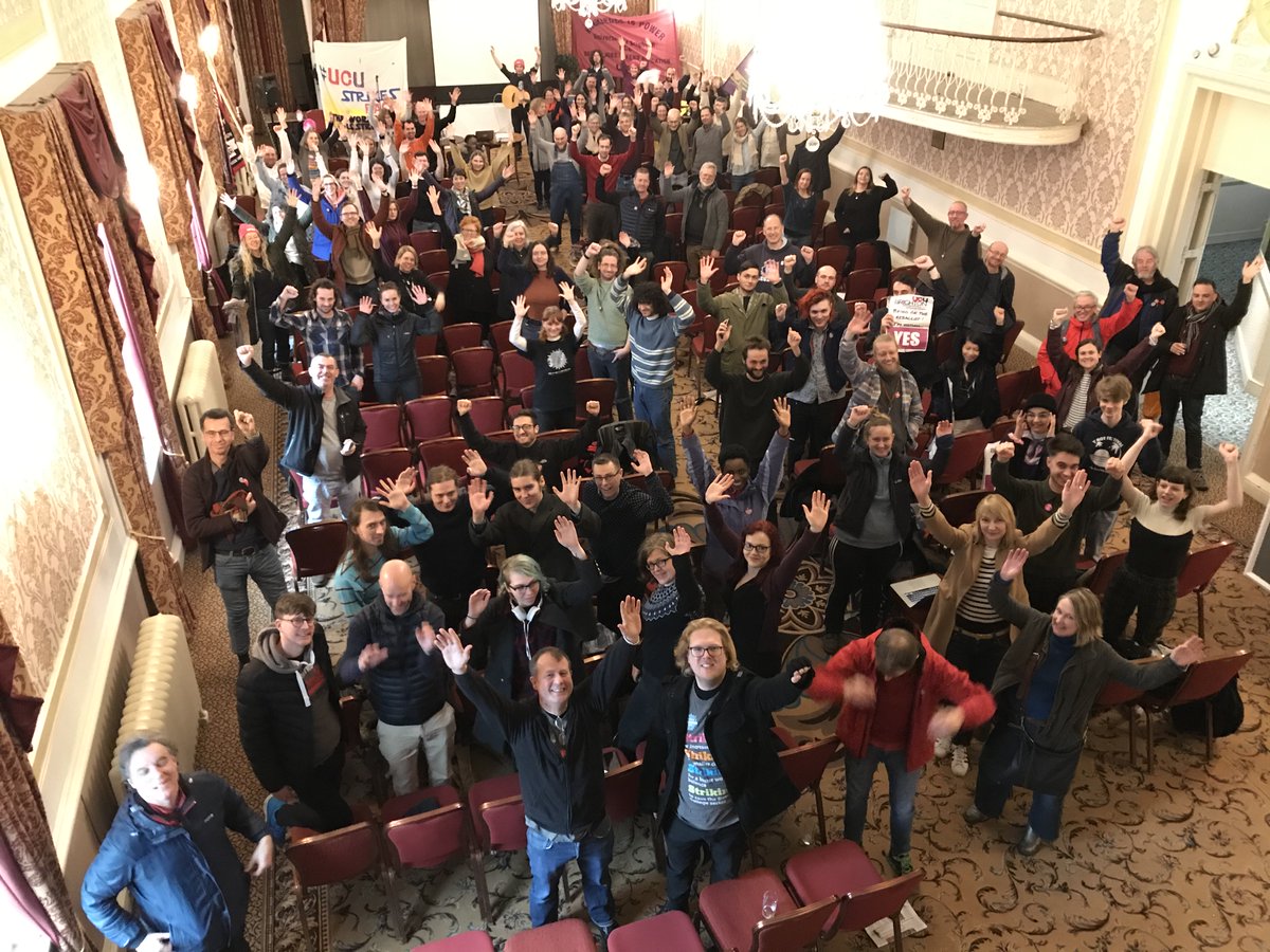 Thank you everyone for amazing #UCUStrikesBack solidarity, strength, tireless organising &amp; campaigning, any-weather picketing, generous donations, knowledge-sharing &amp; singing &amp; dancing!

We have built strong bonds that will help us navigate uncertain times ahead, together ✊💞
