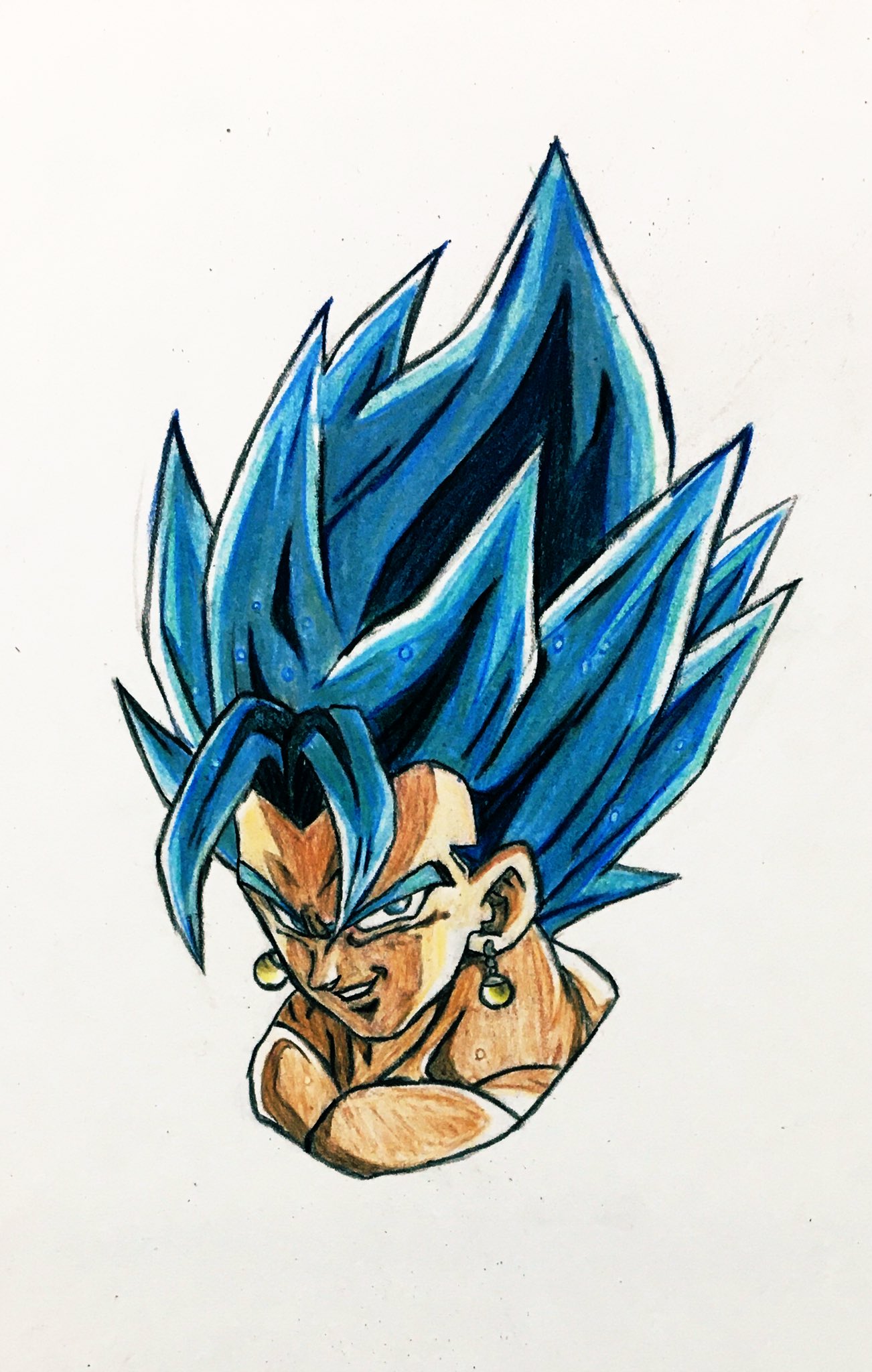 ダイン 今日はベジットブルーのlr描きました ベジットブルーlr ドカバト 色鉛筆 ドラゴンボール 模写 T Co Kzdehedm9u Twitter