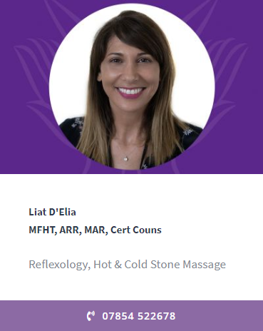 Abbey Place Clinic Therapist of the Day!
Liat D’Elia is a reflexologist &amp; also offers Hot and Cold Stone Massage. Liat specialises in women’s hormonal health 
she also practices reflexology lymphatic drainage.
abbeyplaceclinic.com/liat-delia-spe…

#reflexology  #massage  #faversham  #hormones