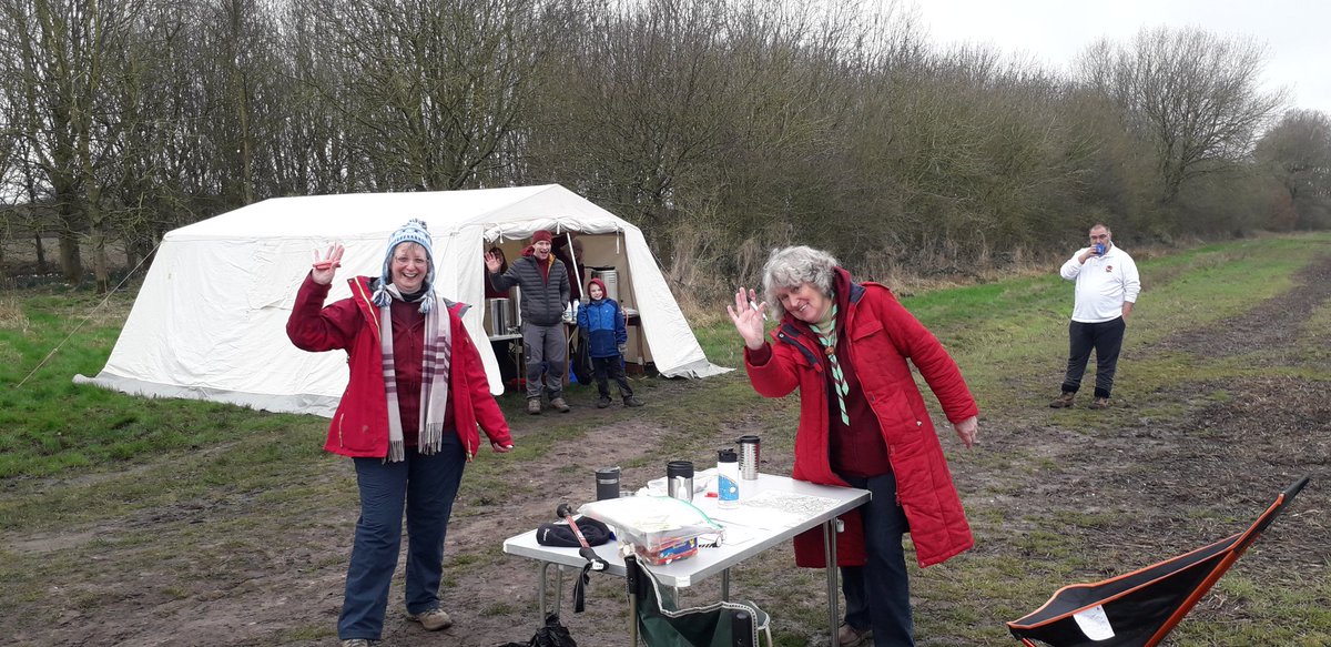 Checkpoint 3 run by 2nd Sutton Coldfield (very friendly  bunch)