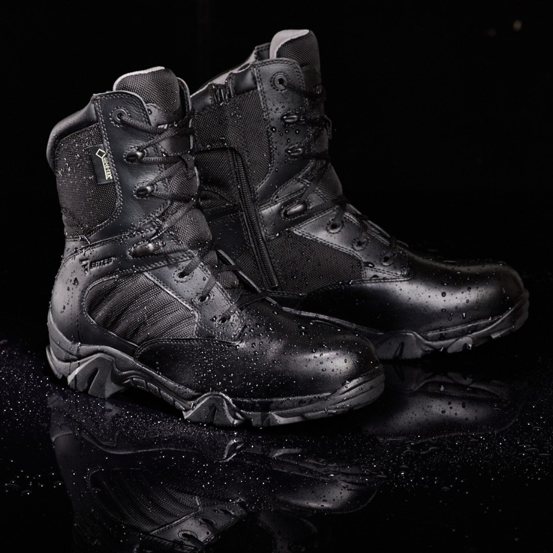 The GX-8 Boot features a strong, waterproof Gore-Tex lining, making these the ideal boot for all weathers.⁣
⁣
Discover more batesfootwear.uk.com/gx-8⁣
⁣
#BatesBoots #GX8 #WaterproofBoots #Police #EMS #TacticalBoots