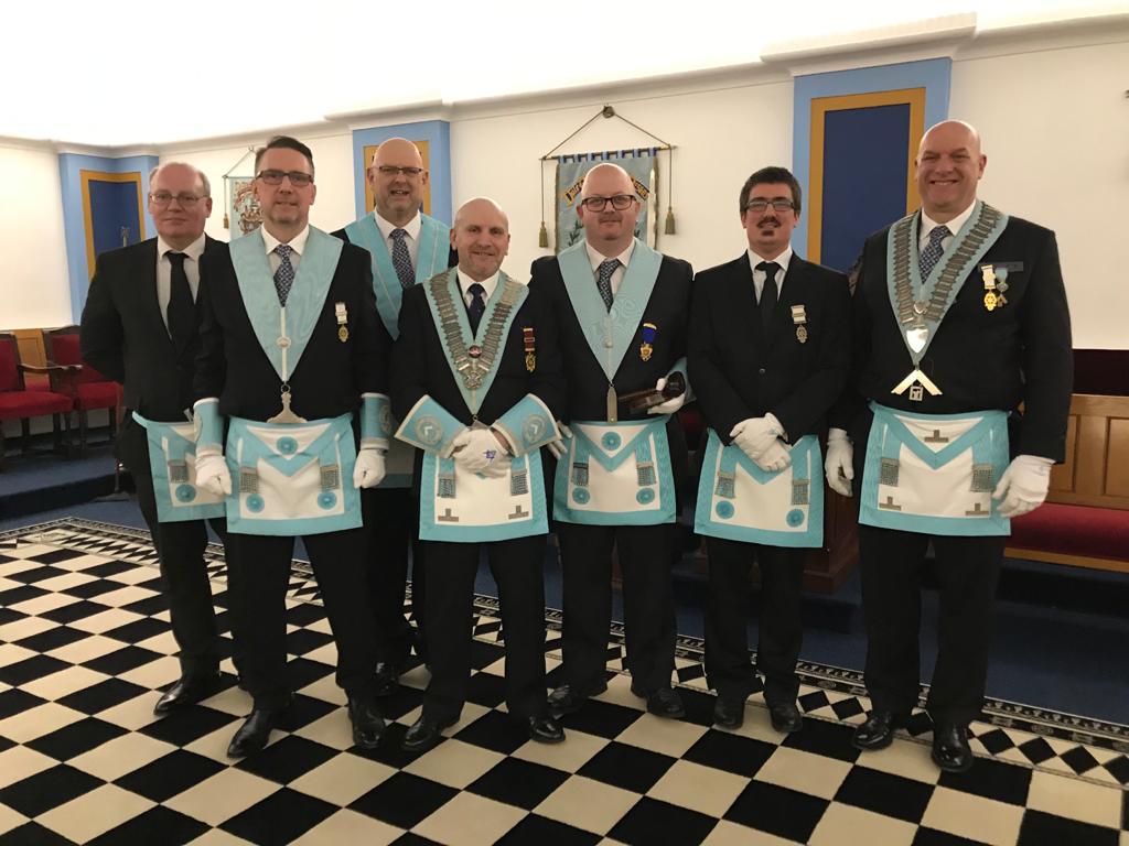 HarringtonL5098's tweet image. The officers of the Harrington Lodge 5098 for the upcoming year