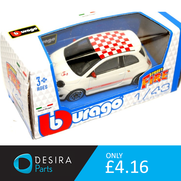 DesiraParts's tweet photo. Abarth 500 Model Car
Made by Burago diecast metal with plastic parts Fiat 500 Abarth with roof graphics.

https://t.co/cxsdVPqfwO https://t.co/J2mKbe7CNz