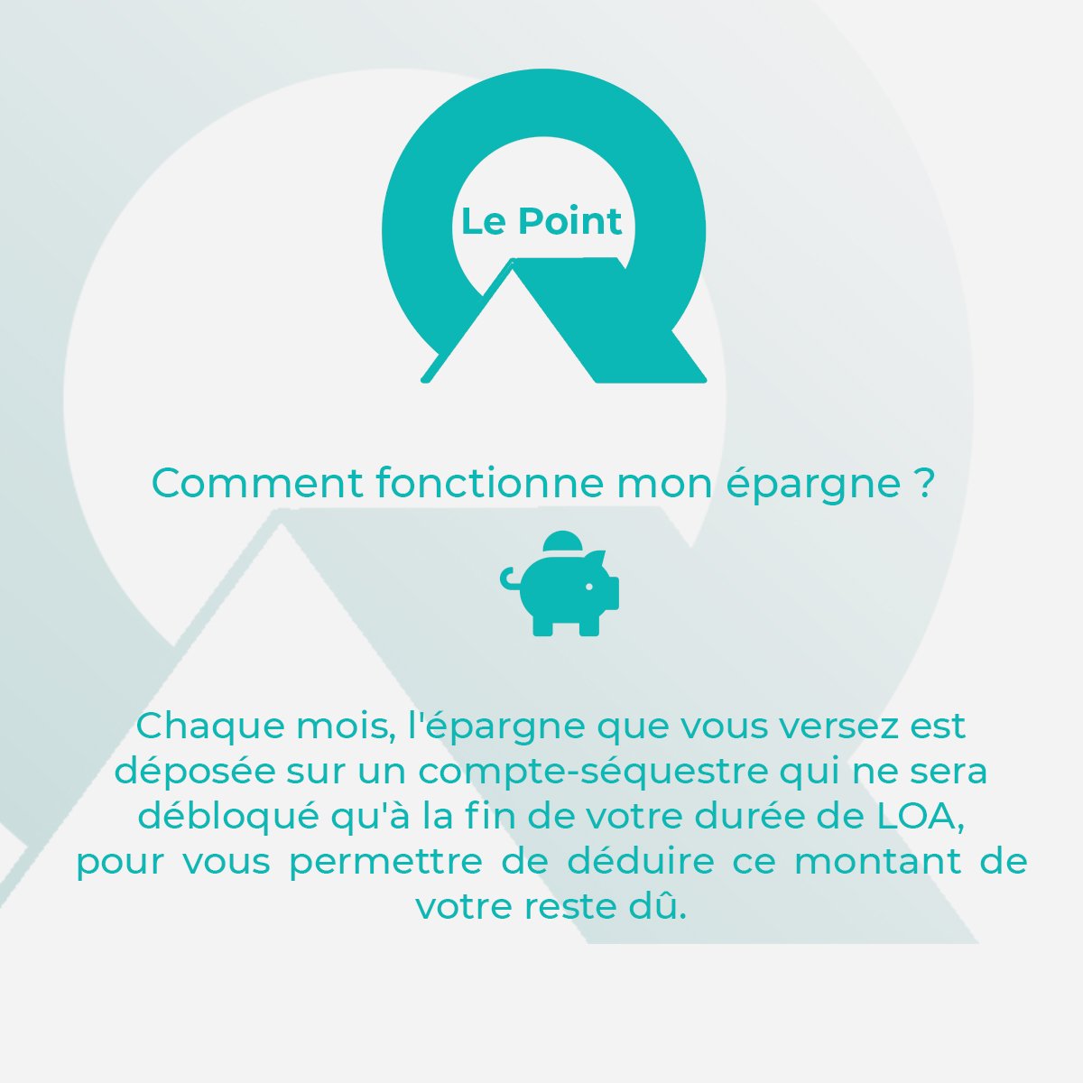LE POINT Q !📣

Aujourd'hui nous répondons à une question concernant la Location avec Option d'Achat pour vous #acheteurs !
N'hésitez pas à réagir et nous poser vos propres questions 😉

#immobilier #vente #achat #loa #crédit #leasing #location #propriétaire