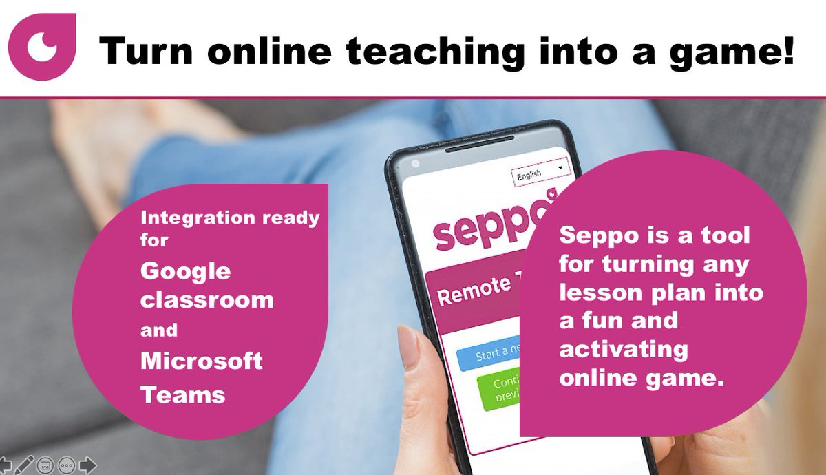 How to engage students in online learning? Easy, agile, fun!!! Full integration with Google Classroom and Teams. <a href="/GoogleForEdu/">Google for Education</a> @MircosoftTeams Get free trial at seppo.io <a href="/edu_EEF/">Education Finland</a>