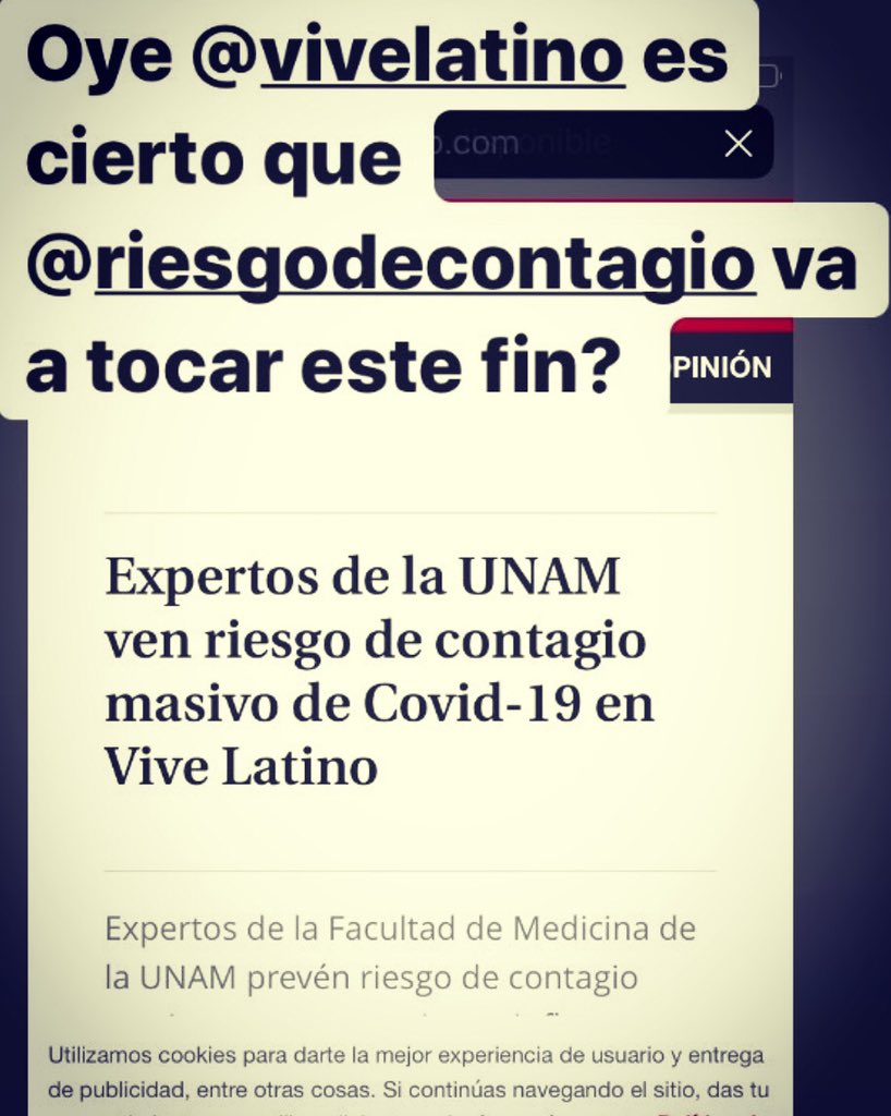 RiesgodContagio's tweet photo. @Chava_Rock @vivelatino @RiesgodContagio @vivelatino @ViveLatinoFM #vivelatino2020 #VL2020 #VL20 #VLINDIO20 #coronavirus #coronapocalypse #Coronavirusmexico https://t.co/2HocsjyfNY