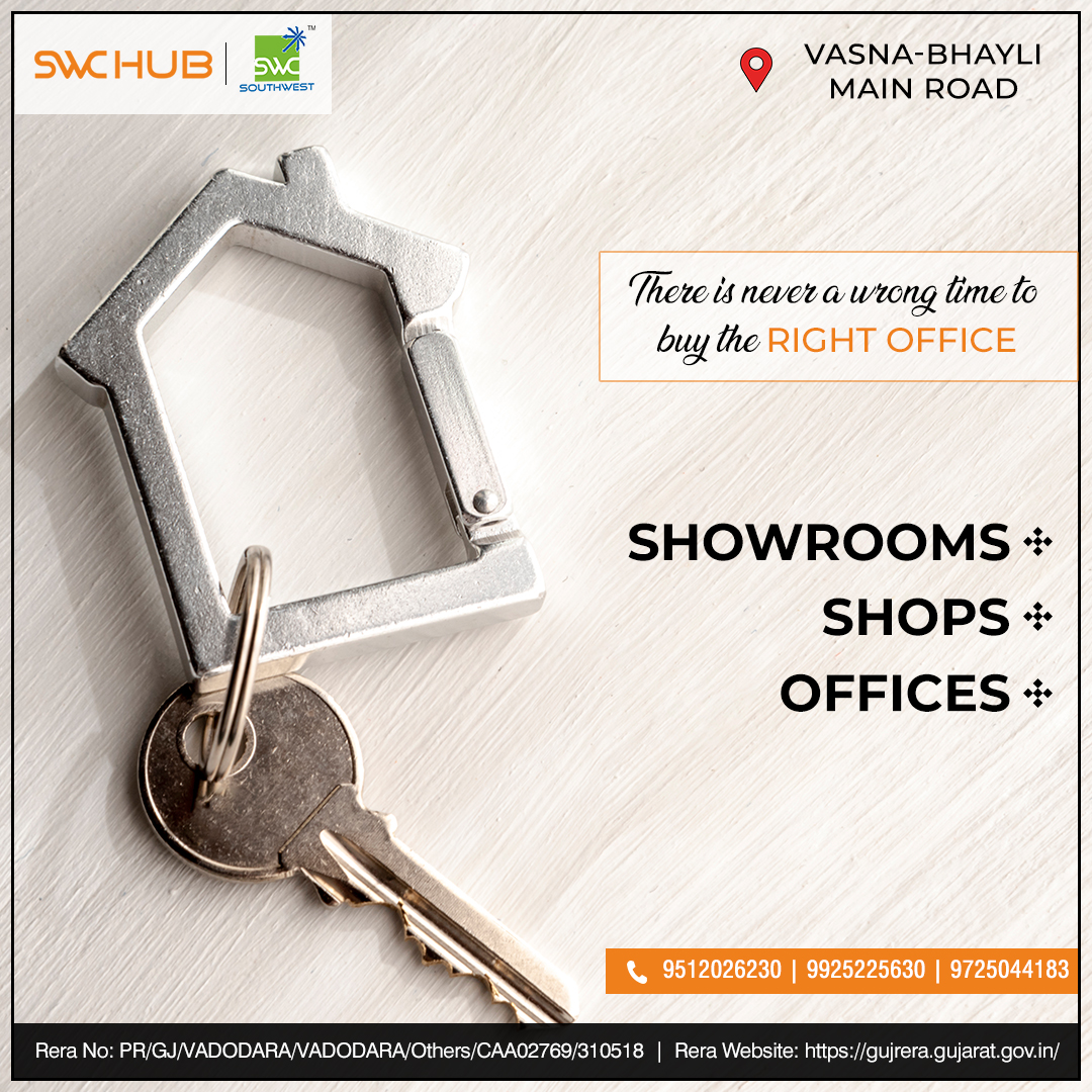 swc_group's tweet photo. SWC Hub

Contact Us: 95120 26230, 9925225630, 9725044183
Website: https://t.co/aDCKIc2Iie

Rera No: PR/GJ/VADODARA/VADODARA/Others/CAA02769/310518
Rera Website: https://t.co/ezDFsevyA8
#SWCGroup #SWCHub #Vadodara #RealEstateDeveloper  #Shops #Offices #Showrooms https://t.co/drEBEQJuEZ