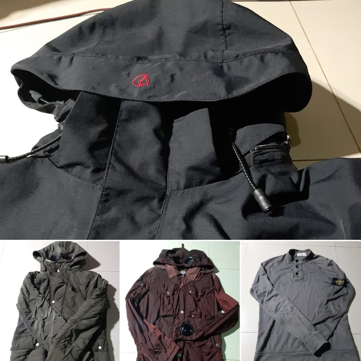 kangssandy's tweet photo. Kali aja nyangkut di twitter. Hanya cod bandung. Mau jual koleksi nih. 2 jaket @CPCompanyUK 1 jaket @FJALLRAVENSTAFF sama 1 @stoneisland https://t.co/AqOlxZoGJc