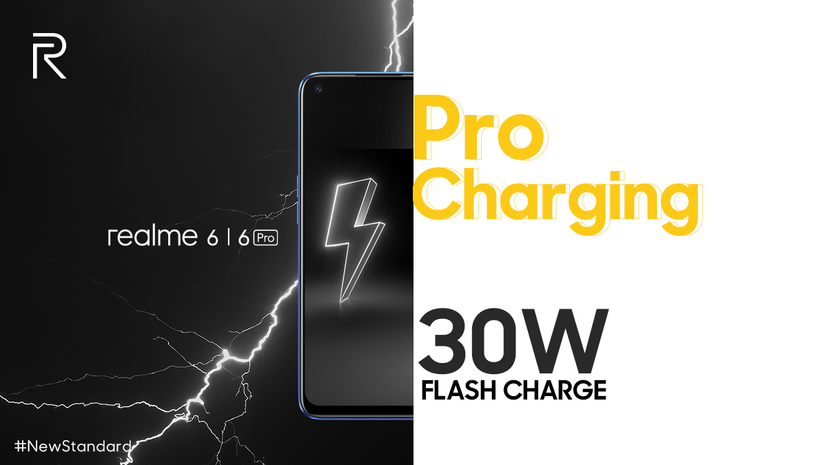 realmeIndia's tweet image. Go for higher charging efficiency and raise to #NewStandard with 30W Flash Charge on the 64MP #ProCameraProDisplay smartphone, #realme6. 
Know more: bit.ly/2vPqqOY