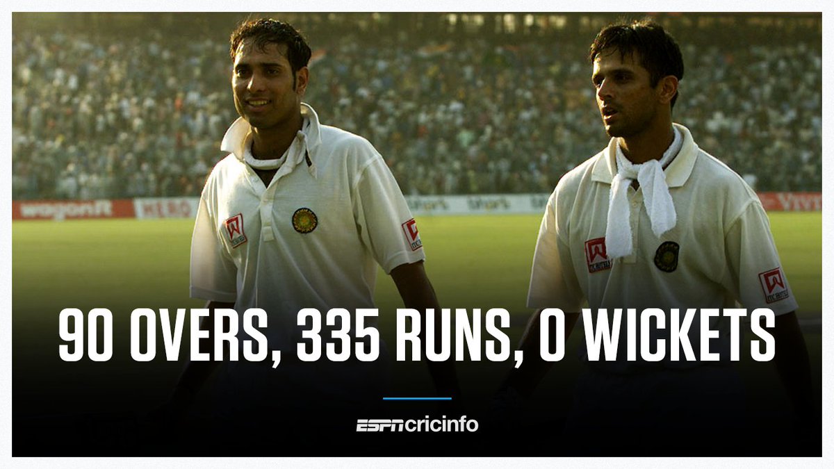 cricinfo's tweet photo. VVS Laxman 🤝 Rahul Dravid 

#OnThisDay in 2001, the duo scripted a magical comeback at Eden Gardens against the mighty Australians https://t.co/WgbN8vYm87 https://t.co/vcHRdjfEOF