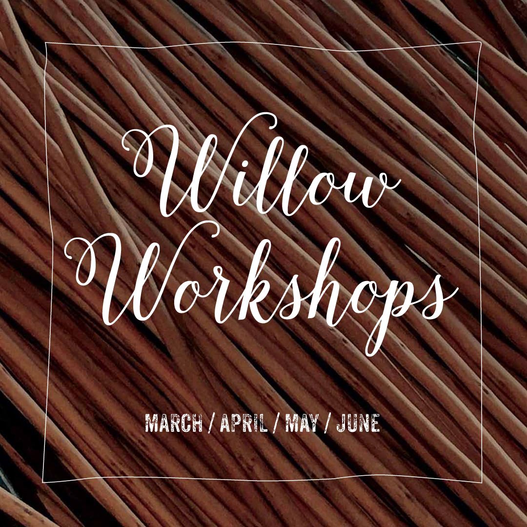 WORKSHOP: Did you know we have workshops during Spring? 4 willow workshops are on offer to those wishing to learn the art of willow weaving. Click on the link for more details: buff.ly/3aQk1lt
#willow #weaving #workshops #willowworkshop #instaweaving #basketry #getcrafty