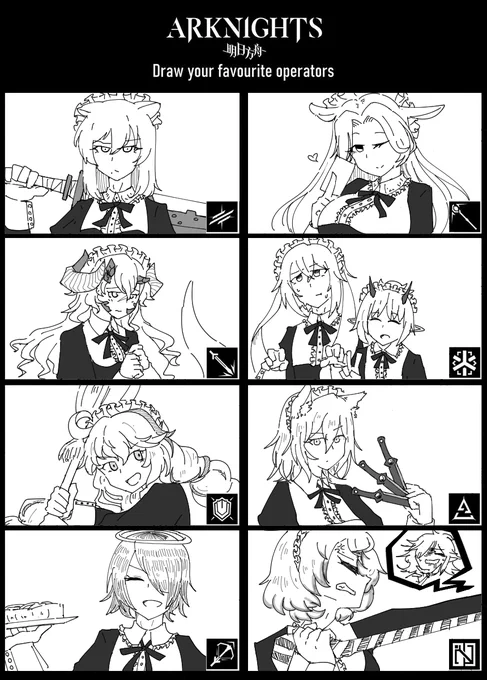 アークナイツメイド部!!!!

#アークナイツ #明日方舟 #Arknights 
