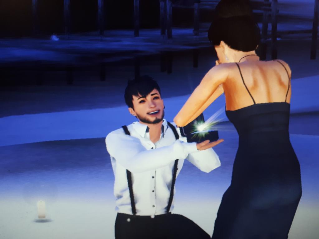 LyndseyLuke's tweet photo. โค๐So Xander just proposed to Morgana and she said "YES!" These two are perfect for each other. ๐โค #SimsInLove #TheSims3 #SunsetValley @ceescaa_ @AshleyDevine @DaisieSims @lily_dal @novella_sims @SincerelyPixel @nicguy101 @RaisedDust @plumioux @SimmingJoAnne65 @Pelixell https://t.co/sb8P5b0E2a