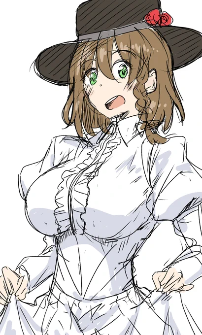 気晴らしにシャルロット描いた 