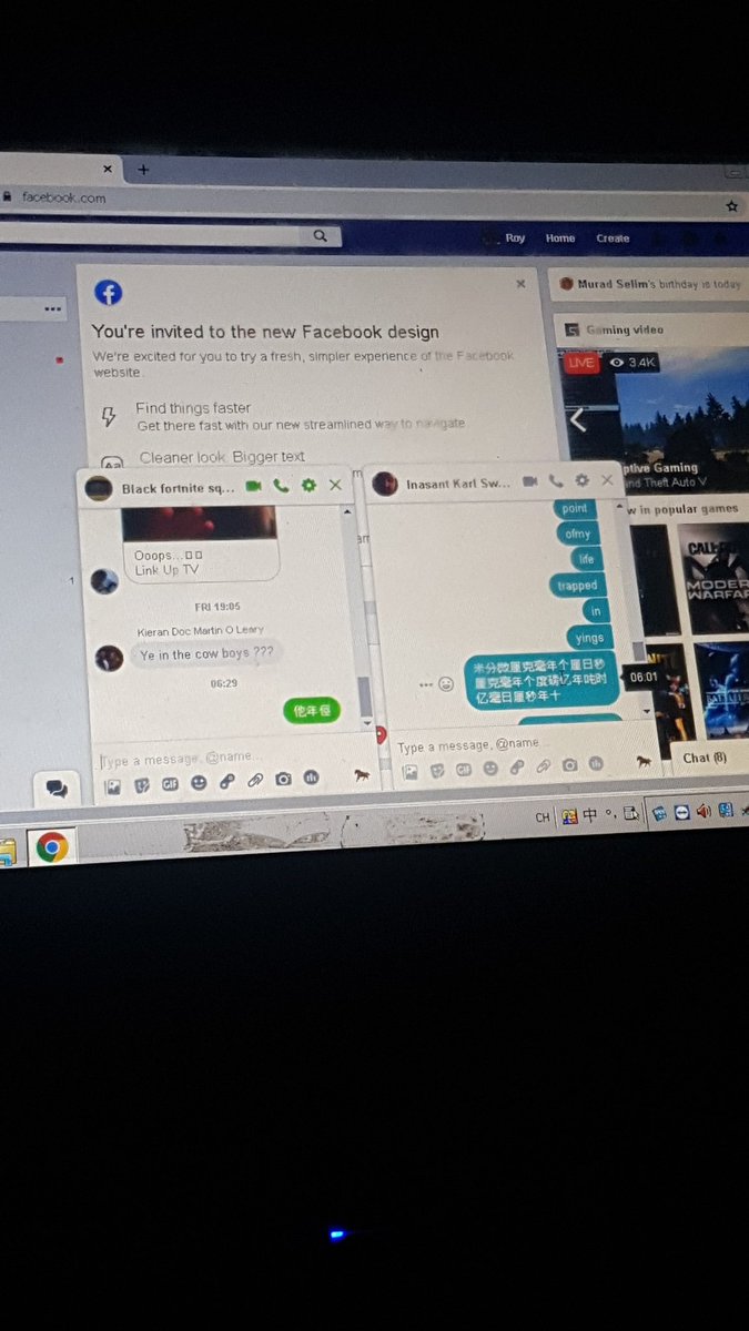 roymac93's tweet photo. I am locked inside yings palace. Got the computer working but keeps changing words to Chinese. Bais I'm full on stuck here like send help. https://t.co/cK4LgZTD62