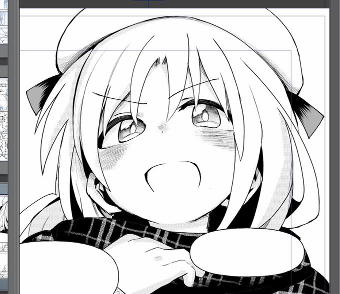 3話目描いてます、雪降っとる! 