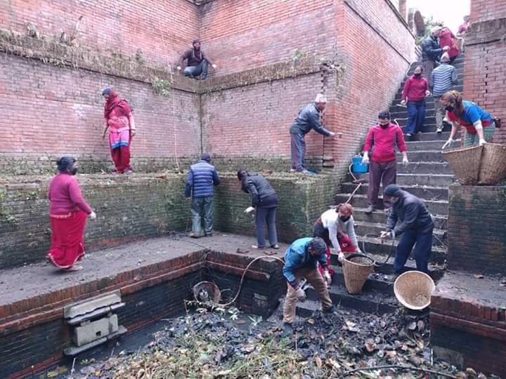 SudinSayami's tweet photo. यल: भोल्ध्वाखाः ललितपुर स्थित भोलाहिति 
एक हप्ताको सफाई अभियान पछि 

नेपा:लुज:खल:🇳🇵 https://t.co/mGEZVNw3Tr